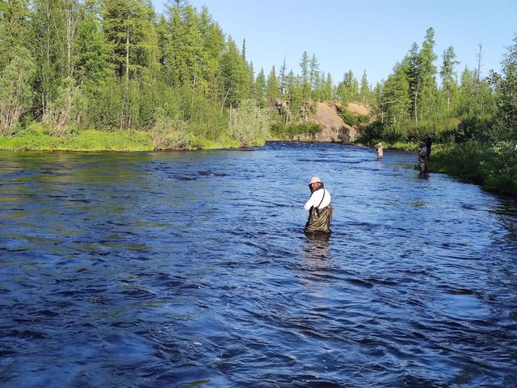 Trophy fishing on the Putorana Plateau (northern Krasnoyarsk Krai) Anadyakan River