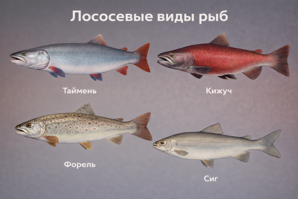 Fish of the salmon family