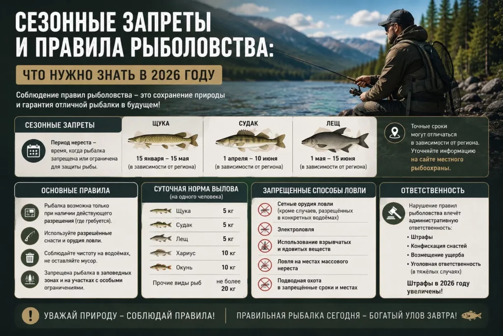 Seasonal Fishing Restrictions and Rules: What You Need to Know in 2026